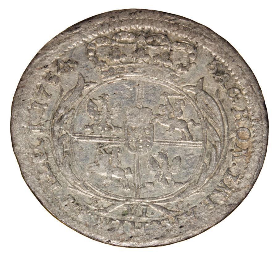 Szуstak 1754 August III Polska Lipsk