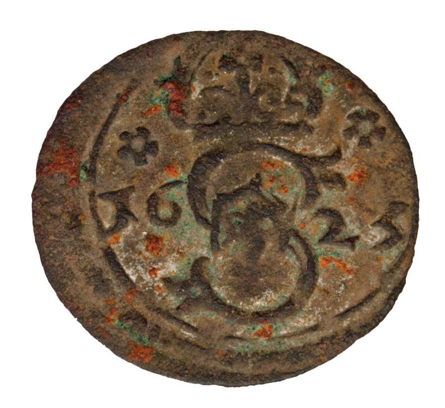 Denar 1623 Zygmunt III Waza Polska Lobzenica