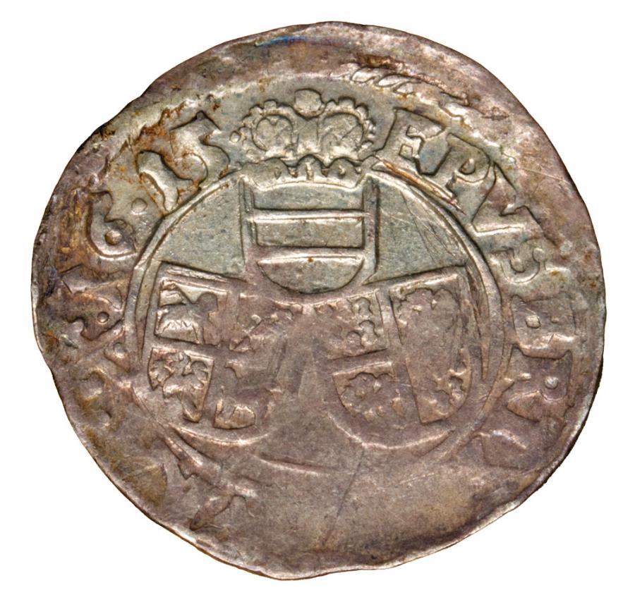 3 krajcary 1615 Karol Austriacki Ksiestwo Nyskie Biskupуw Wroclawskich Nysa