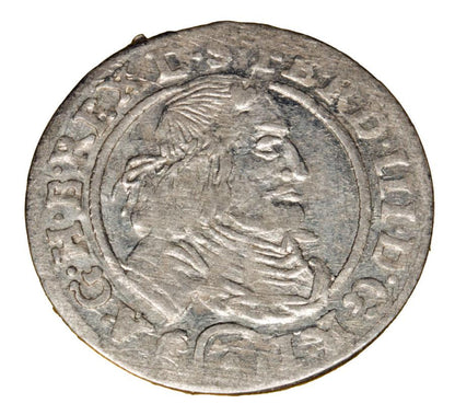 3 krajcary 1656 Ferdynand III Habsburg Slask Wroclaw
