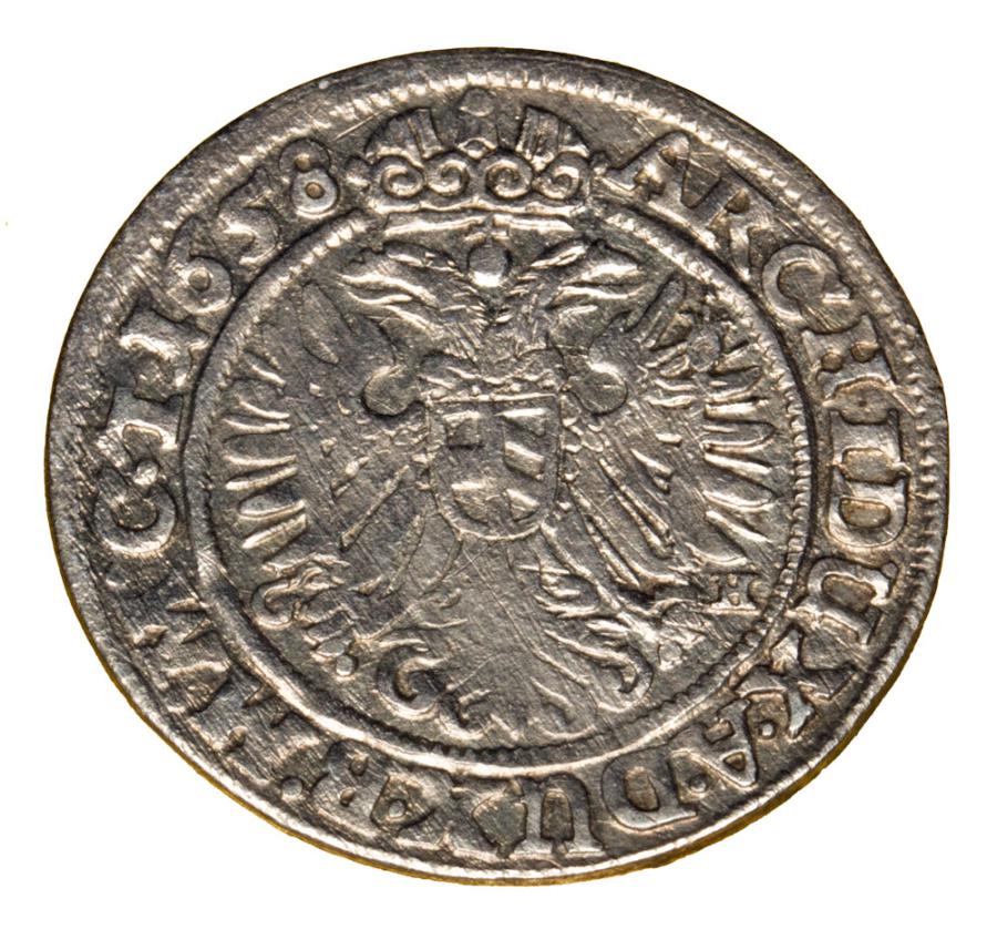 3 krajcary 1658 Ferdynand III Habsburg Slask Wroclaw