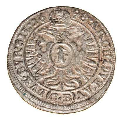 1 krajcar 1698 Leopold I Habsburg Slask Brzeg