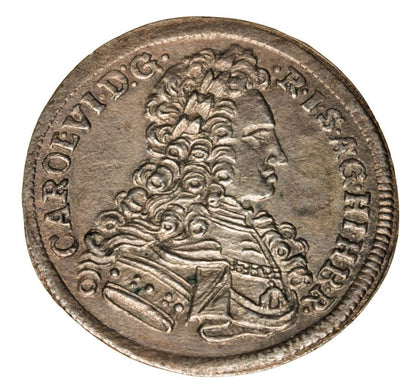 3 krajcary 1723 Karol VI Habsburg Slask Wroclaw