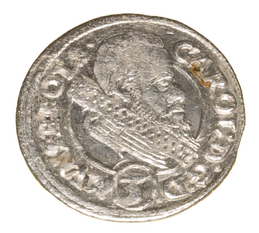 3 krajcary 1614 Karol II Podiebradowicz Ksiestwo Ziebicko - Olesnickie Olesnica