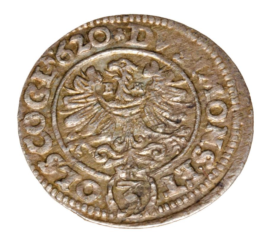 3 krajcary 1620 Karol II Podiebradowicz Ksiestwo Ziebicko - Olesnickie Olesnica