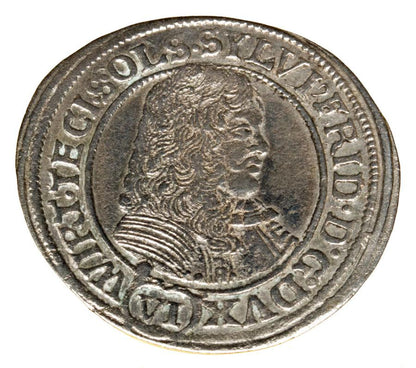 6 krajcarуw 1674 Sylwiusz Fryderyk Witemberski Olesnica