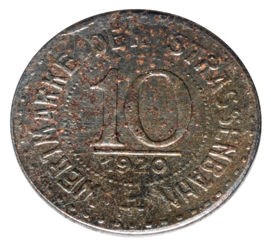 10 fenigуw 1920 Wroclaw
