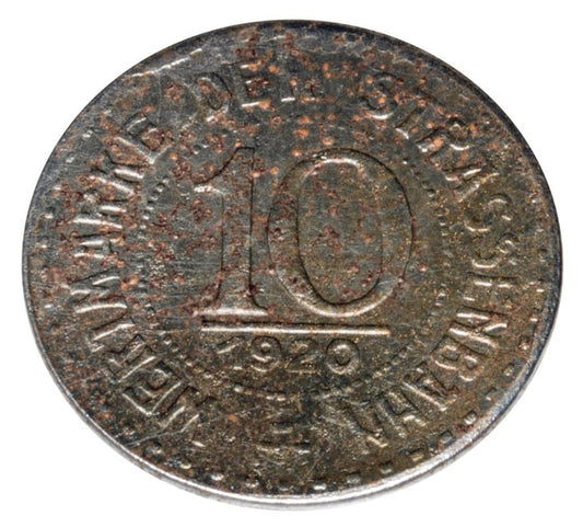 10 fenigуw 1920 Wroclaw
