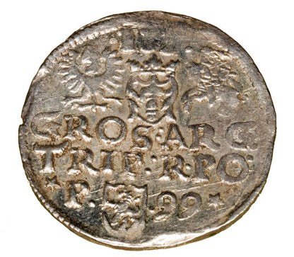 Trojak 1599 Zygmunt III Waza Polska Poznan