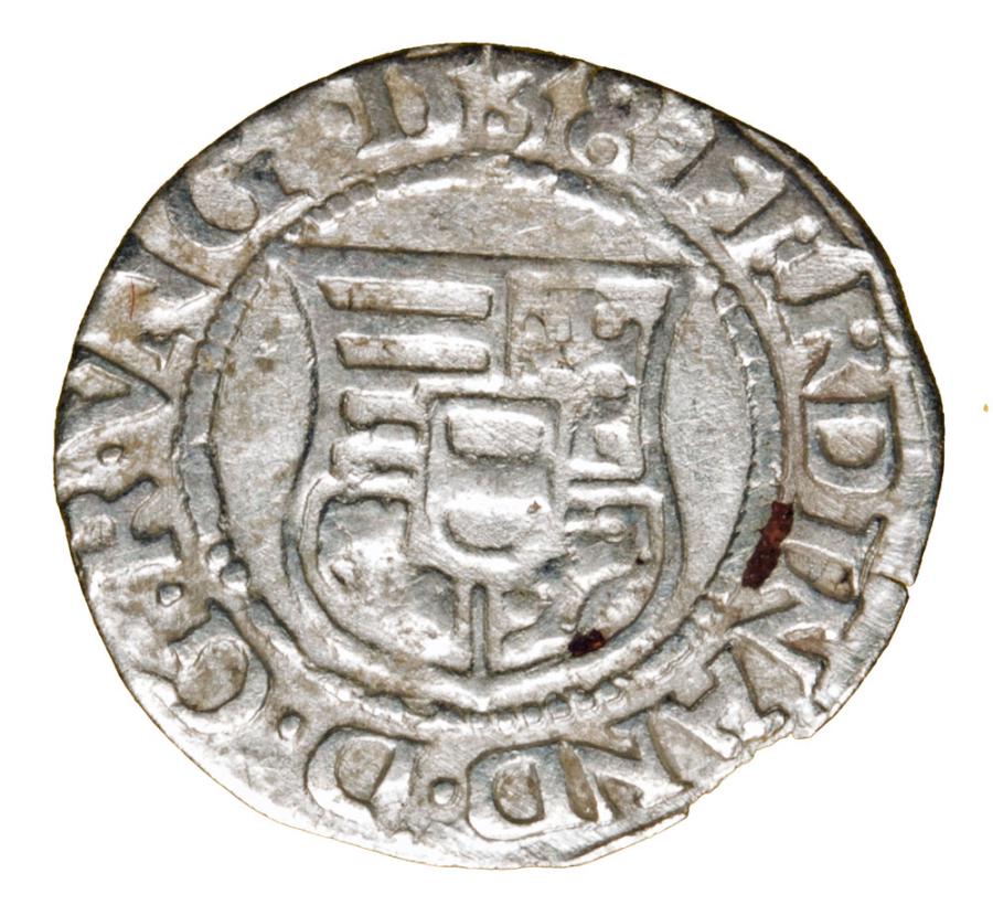 Denar 1538 Ferdynand I Habsburg Wegry Kremnica