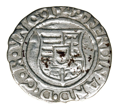 Denar 1549 Ferdynand I Habsburg Wegry Kremnica
