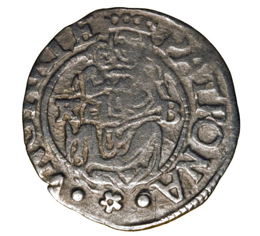 Denar 1579 Rudolf II Habsburg Wegry Kremnica