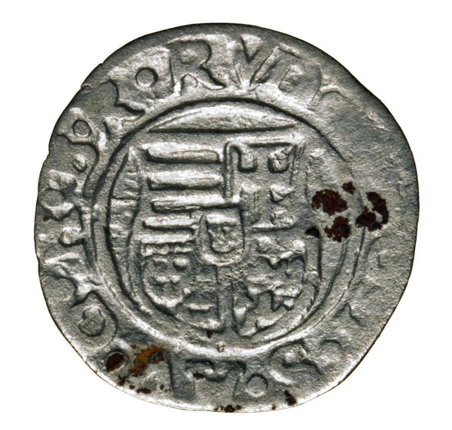 Denar 1581 Rudolf II Habsburg Wegry Kremnica
