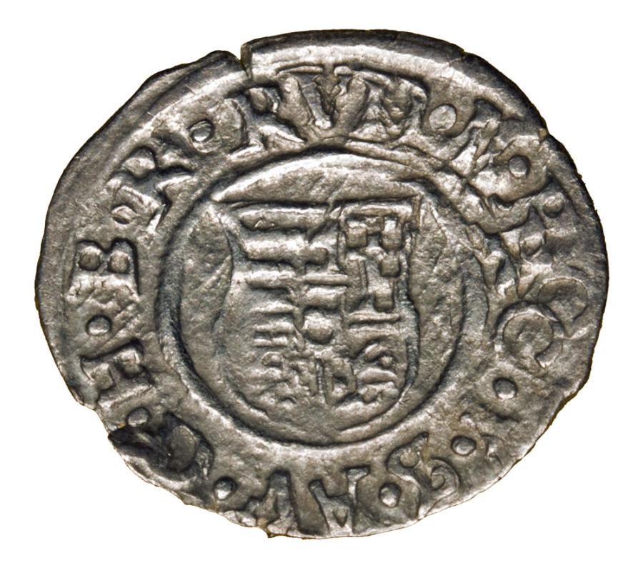 Denar 1592 Rudolf II Habsburg Wegry Kremnica