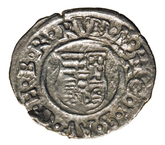Denar 1592 Rudolf II Habsburg Wegry Kremnica