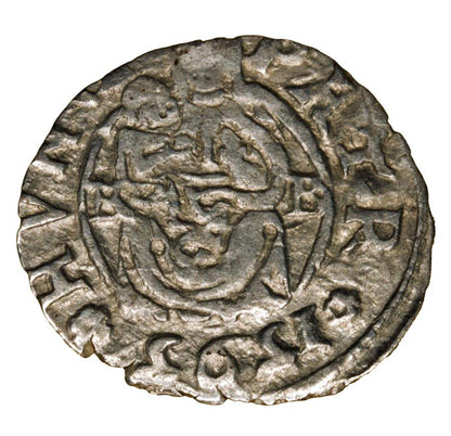 Denar 1595 Rudolf II Habsburg Wegry Kremnica