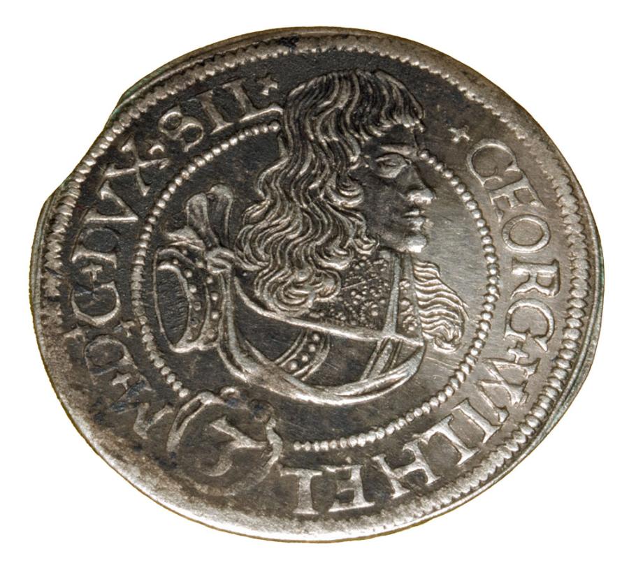 3 krajcary 1674 Jerzy Wilhelm Ksiestwo Brzesko-Legnicko-Wolowskie Brzeg