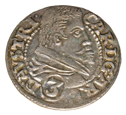 3 krajcary 1620 Karol Austriacki Ksiestwo Nyskie Biskupуw Wroclawskich Nysa