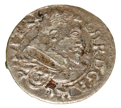 3 krajcary 1621 Karol Austriacki Ksiestwo Nyskie Biskupуw Wroclawskich Nysa