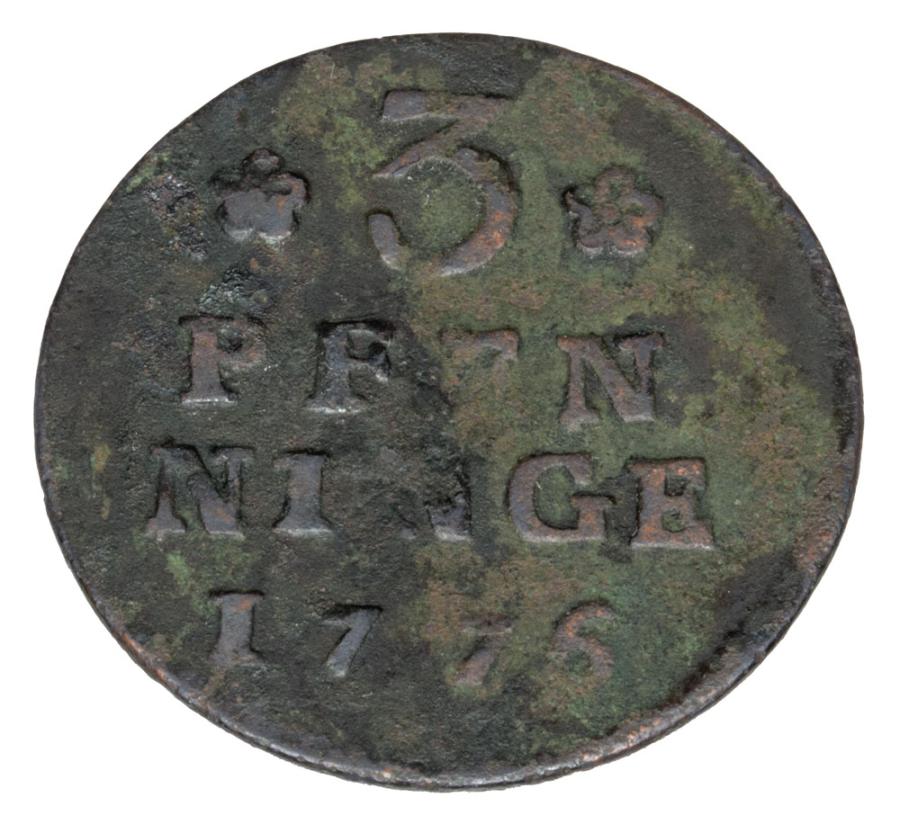 3 fenigi 1776 Pomorze Zachodnie Strzalуw / Stralsund