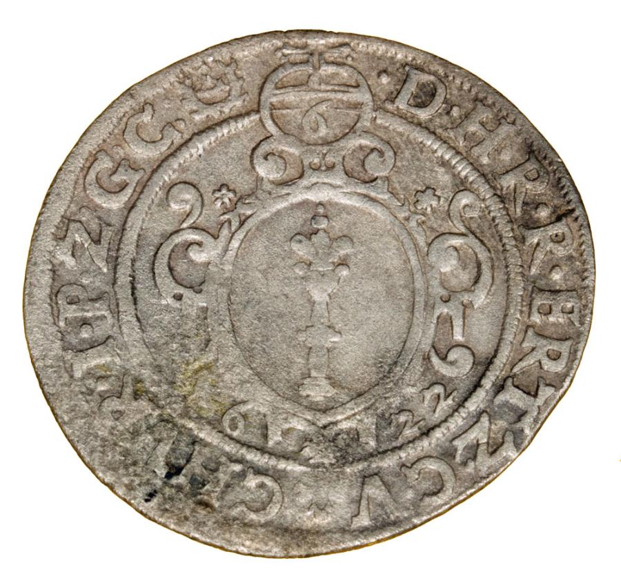 6 groszy 1622 Jerzy Wilhelm Krosno Odrzanskie