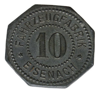 10 fenigуw Eisenach fabryka pojazdуw