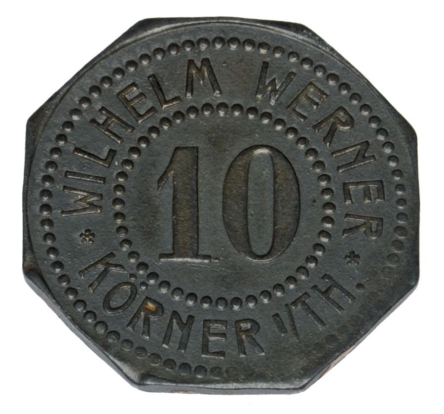 10 fenigуw Korner Wilhelm Werner