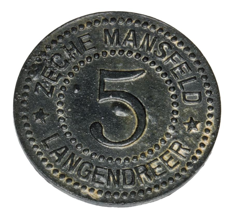 5 fenigуw Langendreer Zeche Mansfeld