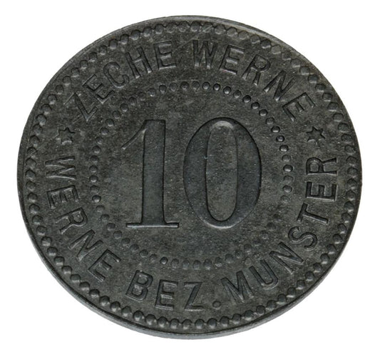 10 fenigуw Munster Zeche Werne / Werne Bez. Munster