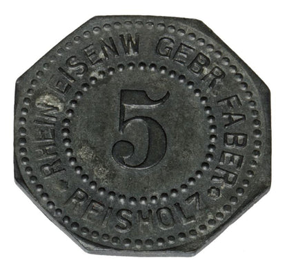 5 fenigуw Reischolz Dusseldorf
