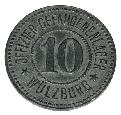 10 fenigуw Wulzburg oficerski obуz jeniecki