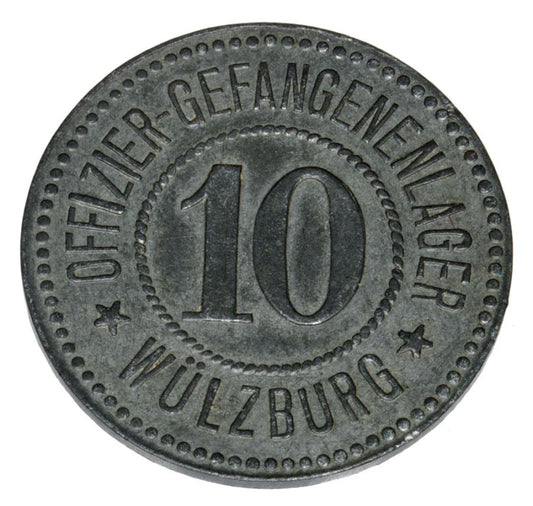 10 fenigуw Wulzburg oficerski obуz jeniecki