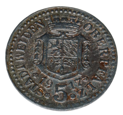 5 fenigуw 1917 Weiden