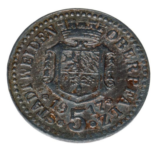 5 fenigуw 1917 Weiden