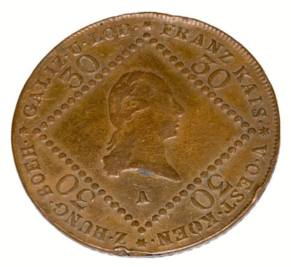 30 krajcarуw 1807 Franciszek I Habsburg Austria Wieden