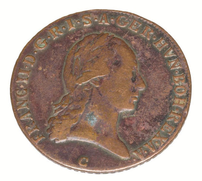 3 krajcary 1800 Franciszek II Habsburg Austria Praga