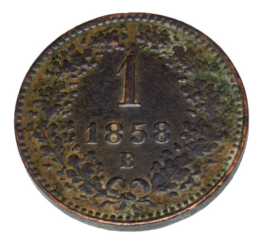 1 krajcar 1858 Franciszek Jуzef I Austria Kremnica