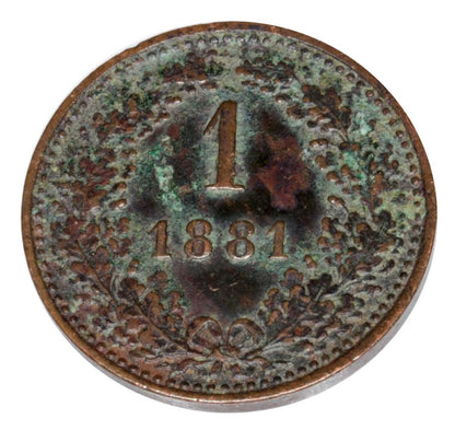 1 krajcar 1861 Franciszek Jуzef I Austria Wieden