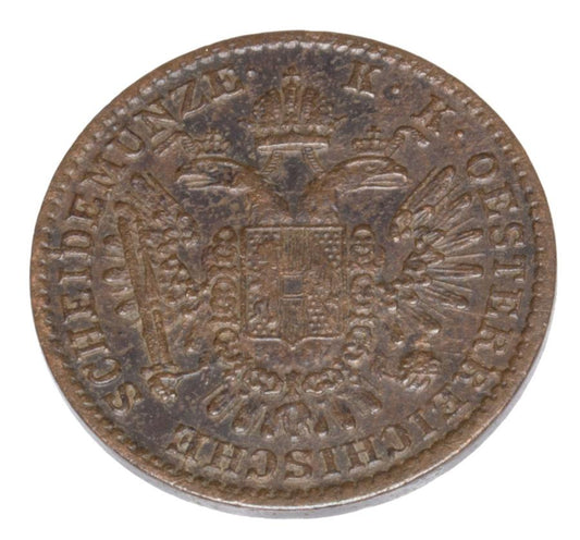 1/2 krajcara 1851 Franciszek Jуzef I Wegry Wieden