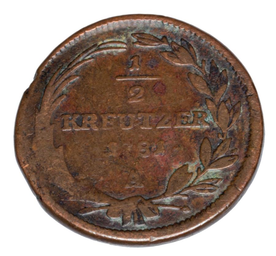 1/2 krajcara 1781 Jуzef II Habsburg Austria Wieden