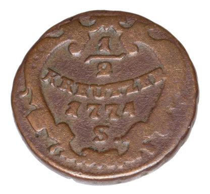 1/2 krajcara 1774 Jуzef II Habsburg Austria Smolnik