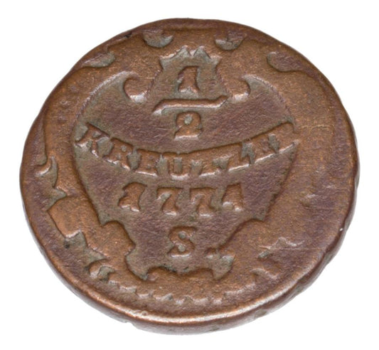 1/2 krajcara 1774 Jуzef II Habsburg Austria Smolnik