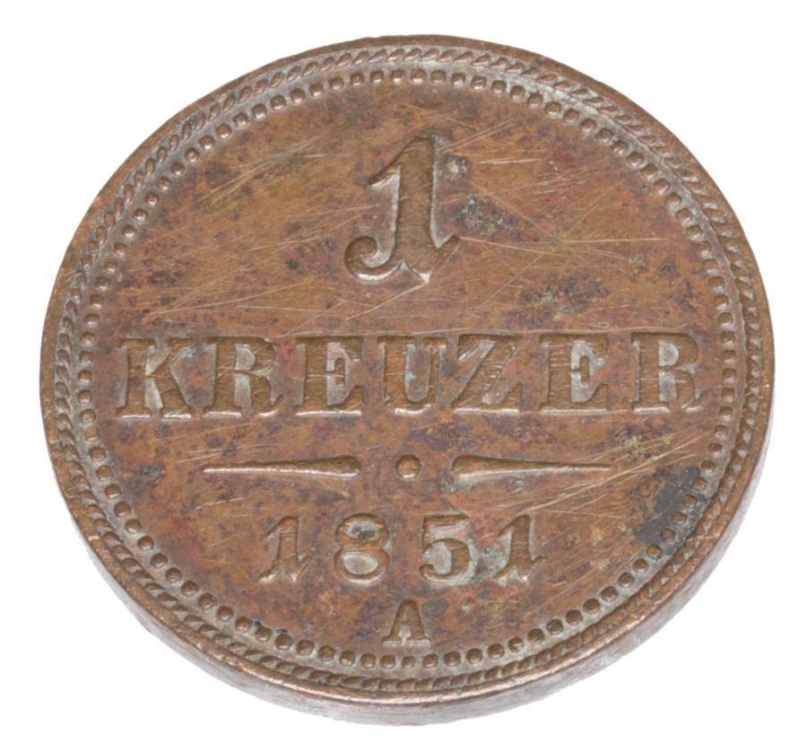 1 krajcar 1851 Franciszek Jуzef I Austria Wieden