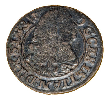 1 krajcar 1665 Jan Chrystian Ksiestwo Brzesko-Legnicko-Wolowskie Brzeg