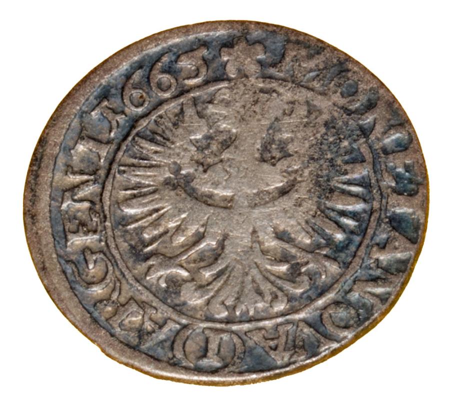 1 krajcar 1665 Jan Chrystian Ksiestwo Brzesko-Legnicko-Wolowskie Brzeg