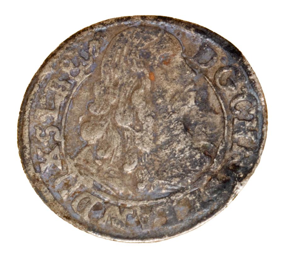 1 krajcar 1668 Jan Chrystian Ksiestwo Brzesko-Legnicko-Wolowskie Brzeg