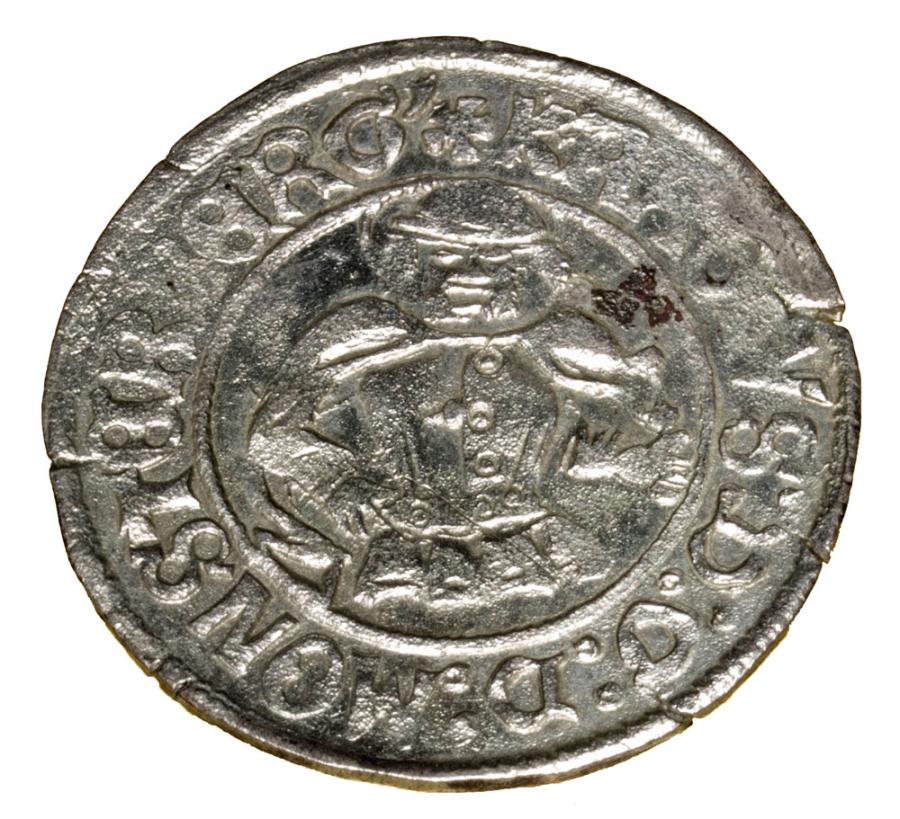 Grosz 1518 Karol I Ksiestwo Ziebicko - Olesnickie Zloty Stok