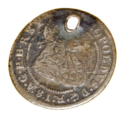 1 krajcar 1698 Leopold I Habsburg Slask Opole