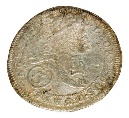 3 krajcary 1693 Leopold I Habsburg Austria Tyrol Wieden