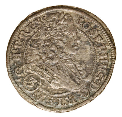 3 krajcary 1711 Jуzef II Habsburg Slask Wroclaw